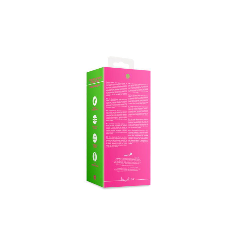 LoveLine | Ultra Soft Silicone Double-Sided Wand Vibrator - Prestone Pink