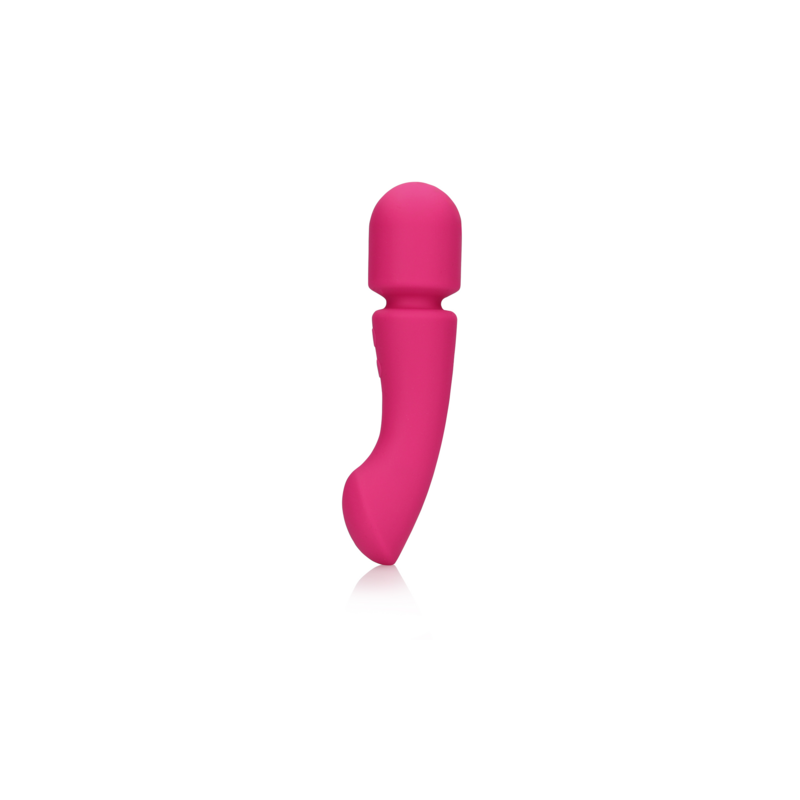 LoveLine | Ultra Soft Silicone Double-Sided Wand Vibrator - Prestone Pink