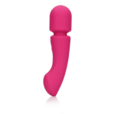 LoveLine | Ultra Soft Silicone Double-Sided Wand Vibrator - Prestone Pink