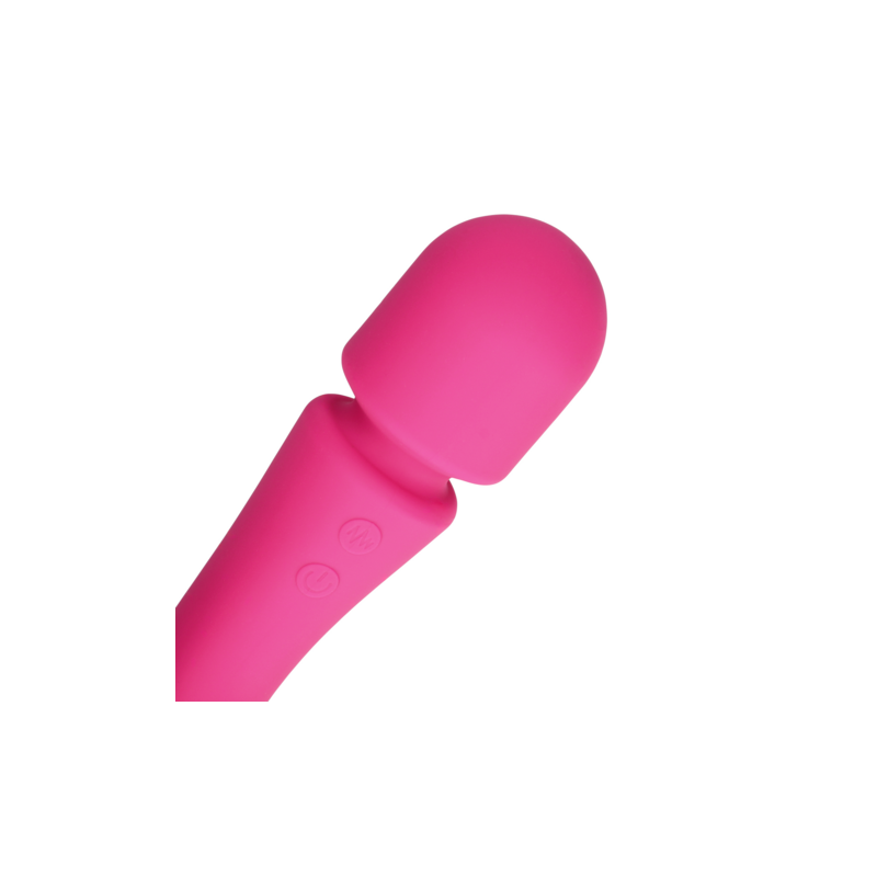 LoveLine | Ultra Soft Silicone Double-Sided Wand Vibrator - Prestone Pink