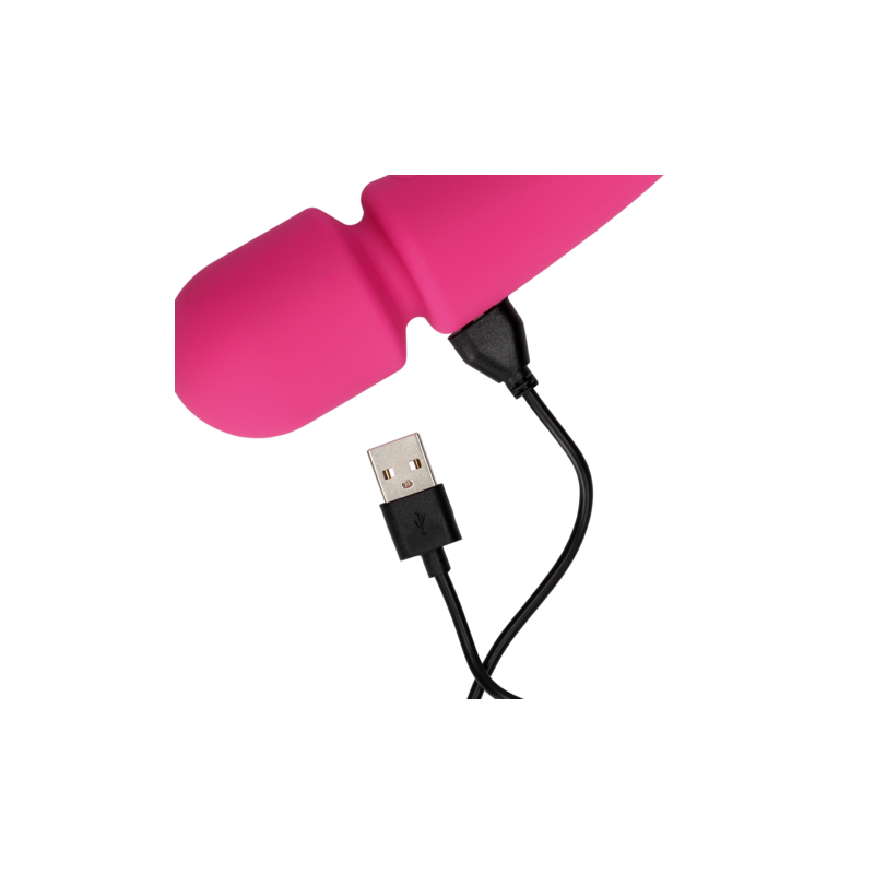 LoveLine | Ultra Soft Silicone Double-Sided Wand Vibrator - Prestone Pink