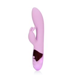 LoveLine | Ultra Soft Silicone Rabbit Vibrator - Exotic Fucshsia