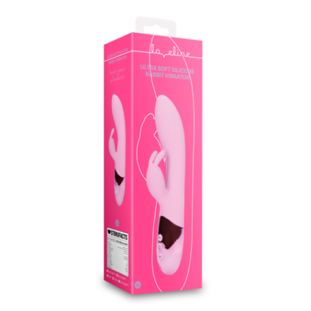 LoveLine | Ultra Soft Silicone Rabbit Vibrator - Exotic Fucshsia