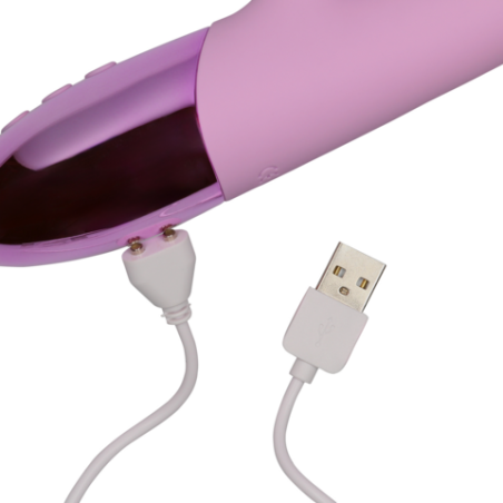 LoveLine | Ultra Soft Silicone Rabbit Vibrator - Exotic Fucshsia