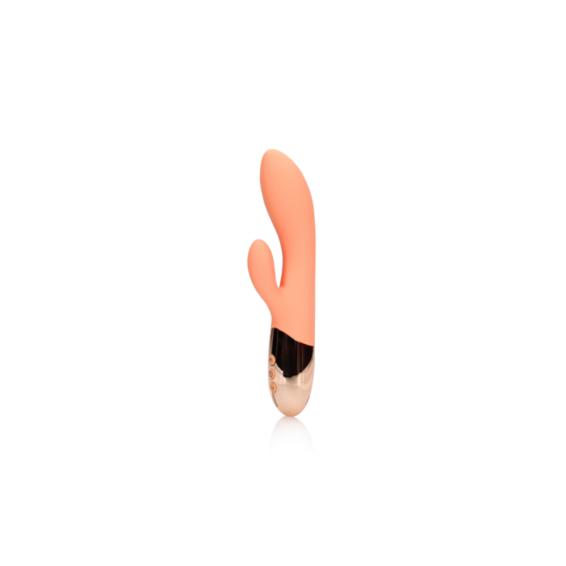 LoveLine | Ultra Soft Rabbit Δονητής Σιλικόνης - Ceramic Peach