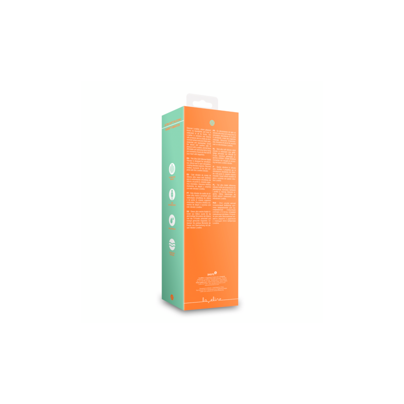LoveLine | Ultra Soft Silicone Rabbit Vibrator - Ceramic Peach