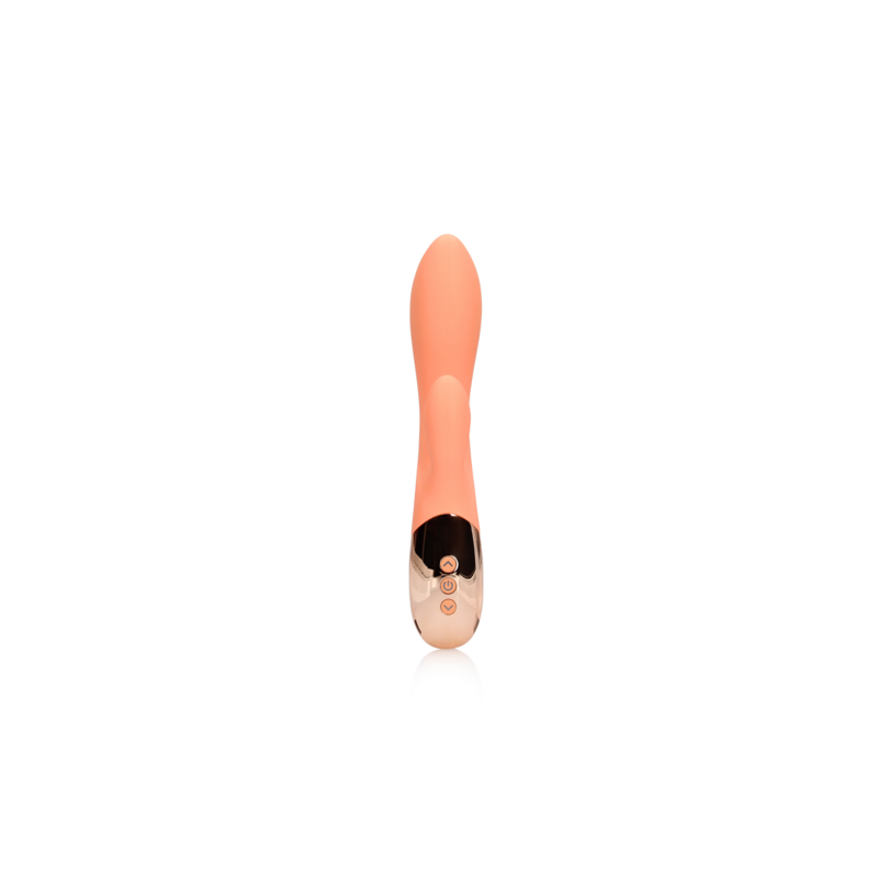 LoveLine | Ultra Soft Rabbit Δονητής Σιλικόνης - Ceramic Peach