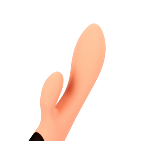 LoveLine | Ultra Soft Silicone Rabbit Vibrator - Ceramic Peach