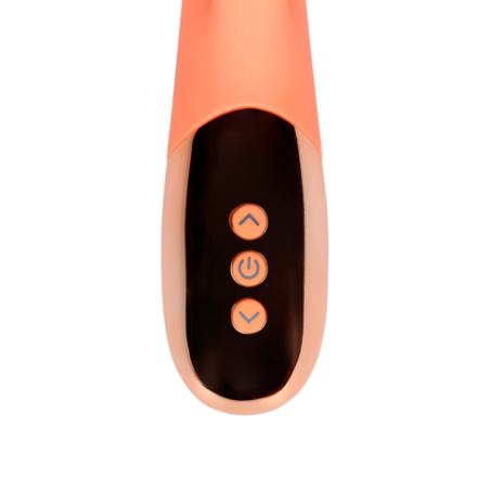 LoveLine | Ultra Soft Silicone Rabbit Vibrator - Ceramic Peach