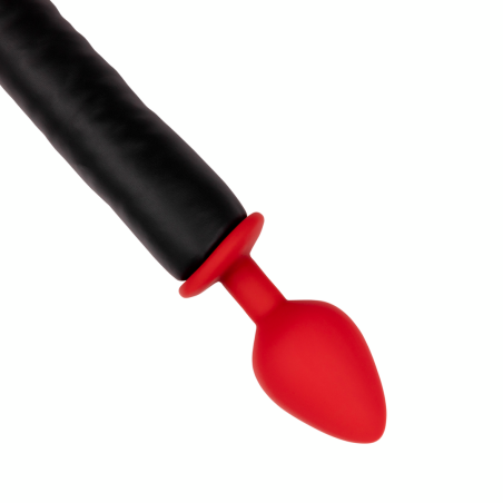 Silicone Anal Plug Devil's Tail | Black