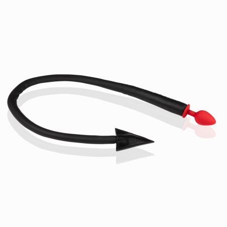 Silicone Anal Plug Devil's Tail | Black