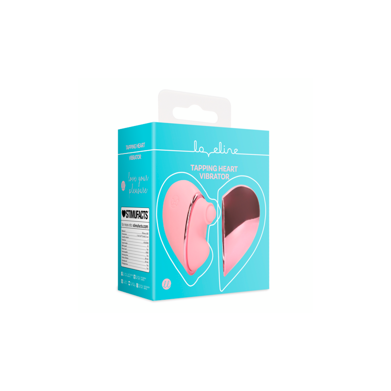 LoveLine | Tapping Heart Vibrator - Pink Arabesque