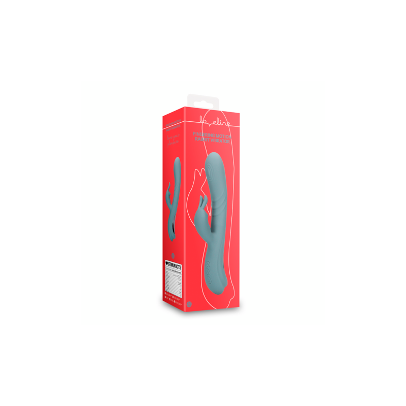 LoveLine | Δονητής Fingering Motion Rabbit - Weathervane Grey