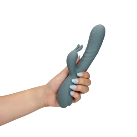 LoveLine | Fingering Motion Rabbit Vibrator - Weathervane Grey