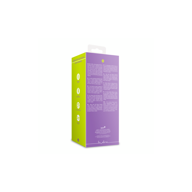 LoveLine | Ultra Soft Silicone Rotating G-Spot Vibrator - Lavender Spectacle
