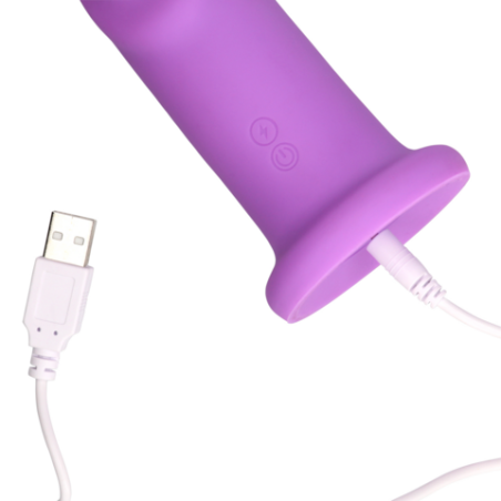 LoveLine | Ultra Soft Silicone Rotating G-Spot Vibrator - Lavender Spectacle