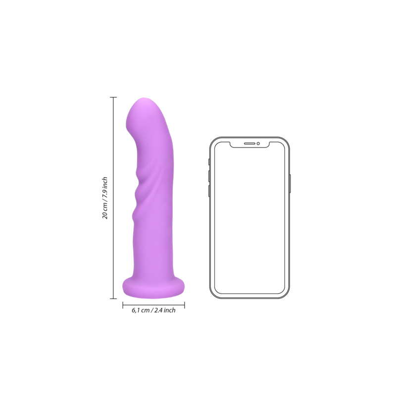 LoveLine | Ultra Soft Silicone Rotating G-Spot Vibrator - Lavender Spectacle