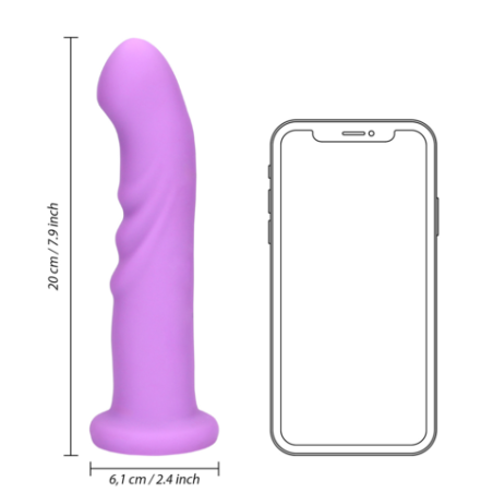 LoveLine | Ultra Soft Silicone Rotating G-Spot Vibrator - Lavender Spectacle