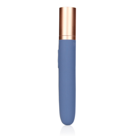 LoveLine | Travel Vibrator with Lube Compartment and Pump - Blue Horizon