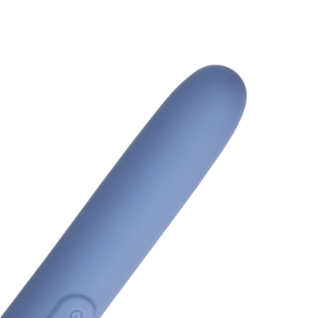 LoveLine | Travel Vibrator with Lube Compartment and Pump - Blue Horizon