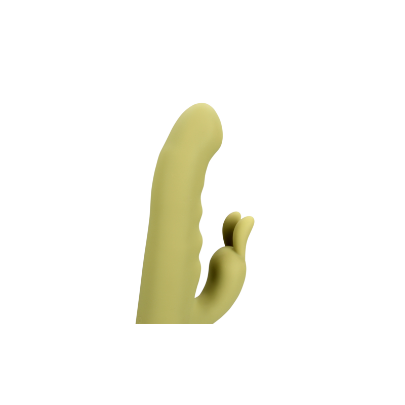 LoveLine | Ultra Soft Silicone Rotating Rabbit Vibrator - Spring Sage