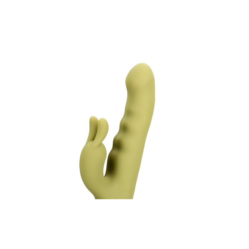 LoveLine | Ultra Soft Silicone Rotating Rabbit Vibrator - Spring Sage