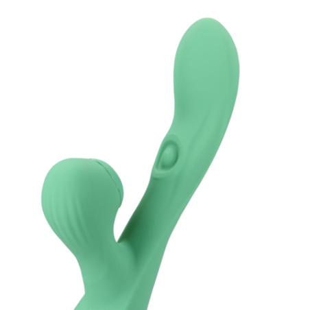 LoveLine | Pulse Wave and Tongue Flickering Rabbit Vibrator - Blue Grass