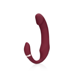 LoveLine | Bendable Vibrating Strapless Strap-on - Merlot Grape