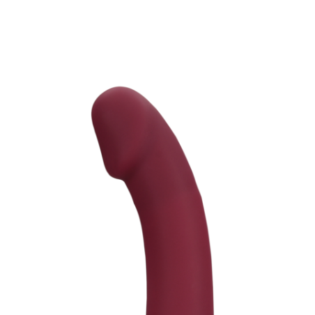 LoveLine | Εύκαμπτο Δονούμενο Strapless Strap-on - Merlot Grape