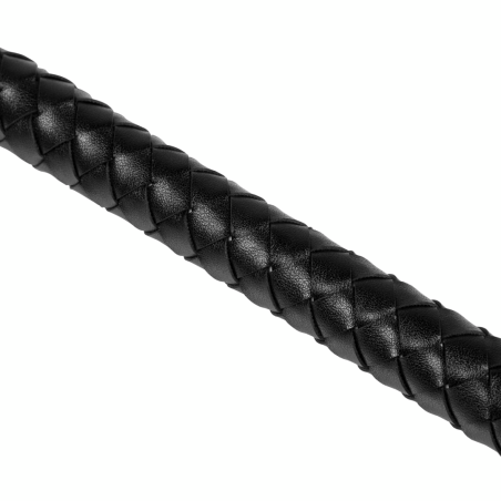 Metal Anal Plug Devil's Braided Tail | Black