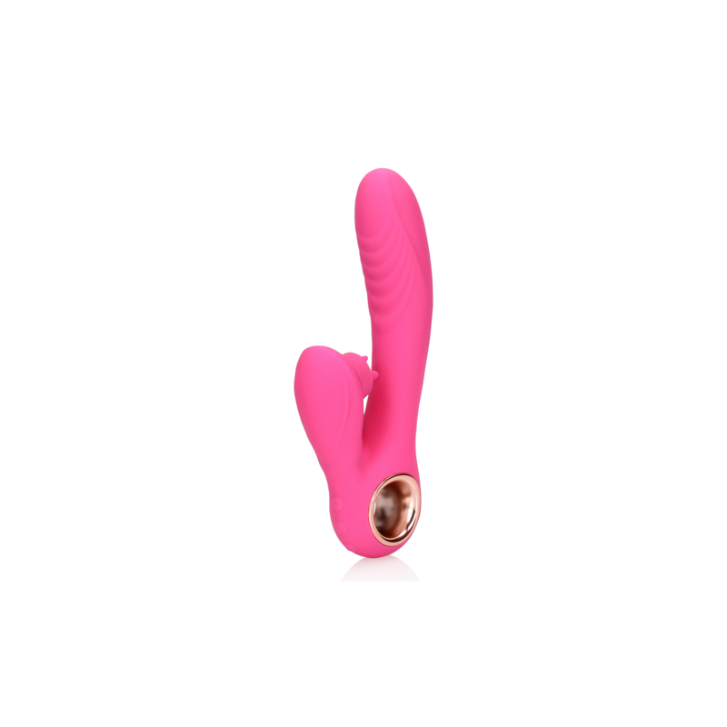 LoveLine | Tongue Flickering and Heating Rabbit Vibrator - Exuberant Pink