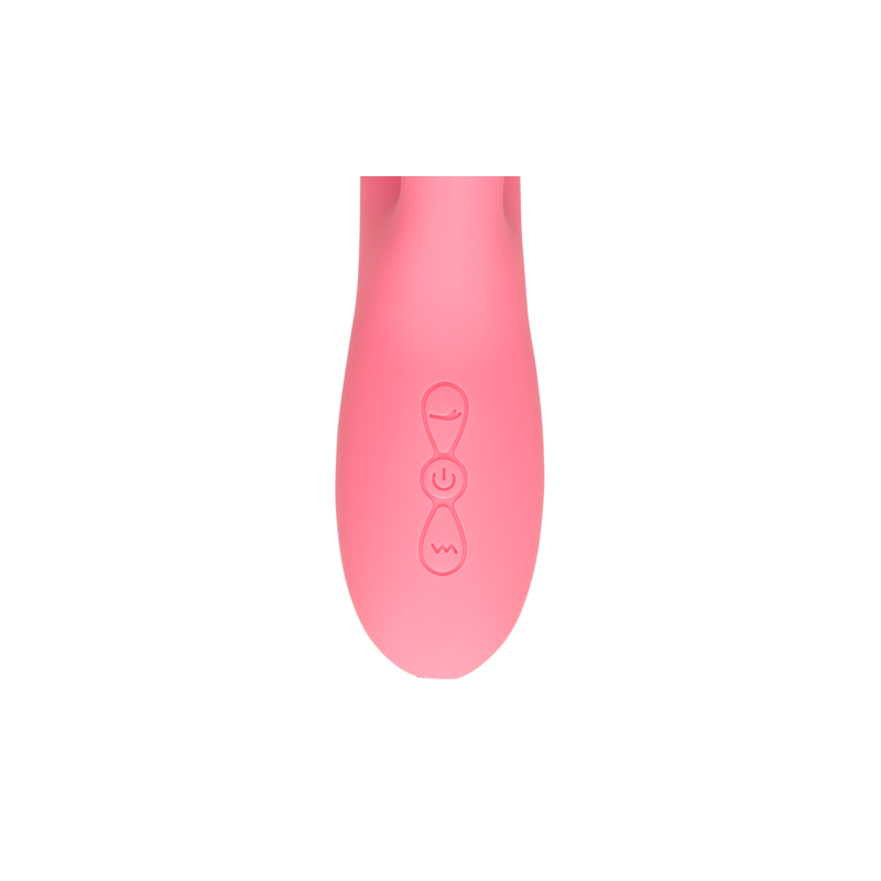 LoveLine | Δονητής Rabbit Με Flapping G-Spot Διεγέρτη - Pink Arabesque