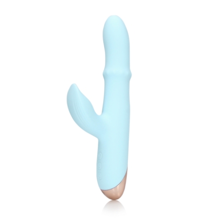 LoveLine | Pulse Wave and Up-and-Down Moving Ring Vibrator - Arctic Blue