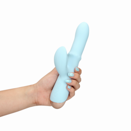 LoveLine | Pulse Wave and Up-and-Down Moving Ring Vibrator - Arctic Blue