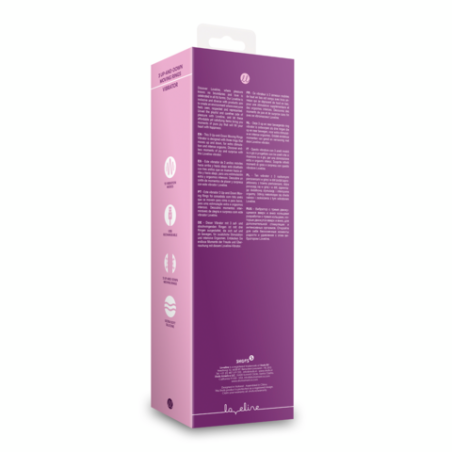 LoveLine | 3 Up-and-Down Moving Rings Vibrator - Orchidee Purple