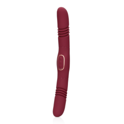 LoveLine | Double-Sided Thrusting Vibrator - Merlot Grape