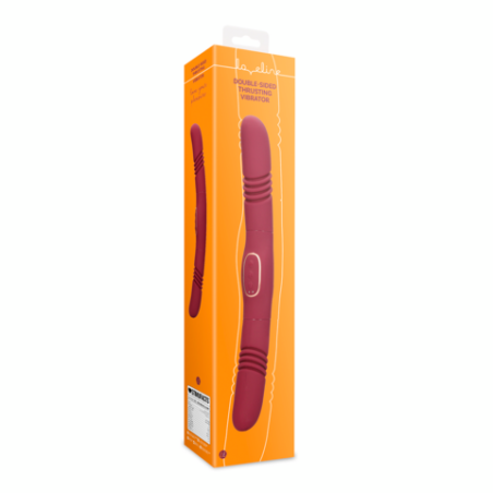 LoveLine | Double-Sided Thrusting Vibrator - Merlot Grape