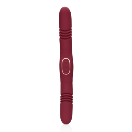 LoveLine | Double-Sided Thrusting Vibrator - Merlot Grape