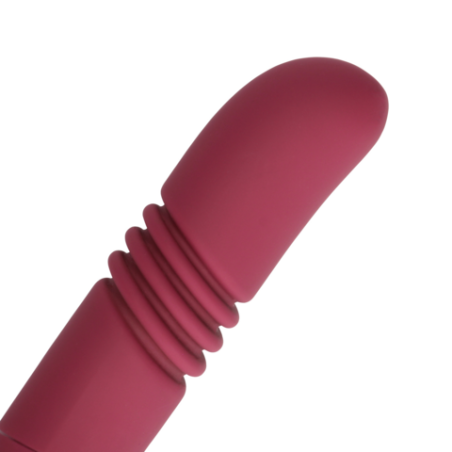 LoveLine | Double-Sided Thrusting Vibrator - Merlot Grape