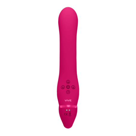 VIVE | Ai - Dual Vibrating & Air Wave Tickler Strapless Strapon