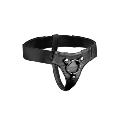 Domina | Leather Strapon With Metal O-ring