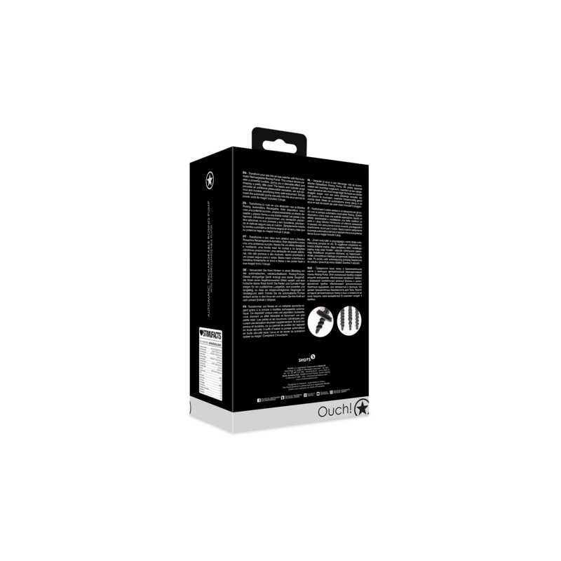 OUCH! | Automatic Reachargeable Rosing Pump - Black