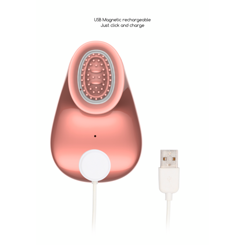 Twitch | Κλειτοριδικός Αναρροφητής - Δονητής | Χρυσό-Ροζ