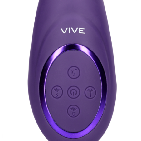 Vive | Gen | Triple Motor G-Spot, Pulse Wave & Vibrating Bristles - Μοβ