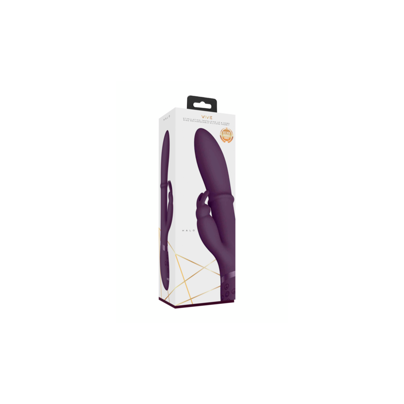 VIVE | Halo - Ring Rabbit Vibrator - Purple