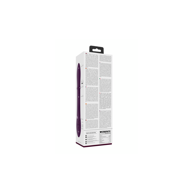 VIVE | Halo | Rabbit Δονητής Σιλικόνης Με Δαχτυλίδι Κίνησης - Μοβ