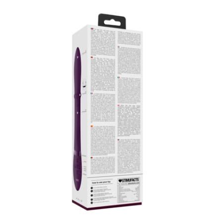 VIVE | Halo | Rabbit Δονητής Σιλικόνης Με Δαχτυλίδι Κίνησης - Μοβ