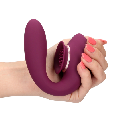 Twitch 3 | Rechargeable Vibrator and Suction | Burgundy