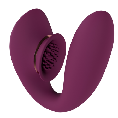 Twitch 3 | Rechargeable Vibrator and Suction | Burgundy