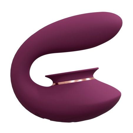 Twitch 3 | Rechargeable Vibrator and Suction | Burgundy